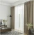 Import plain color linen fabric curtain hotel window curtain home divider curtain from China