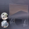 plastic acrylic plexiglass esthetician protection desk sneeze guard shield