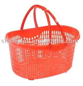 plastic basket for shopping &amp; storage/shoping plastic basket