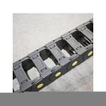 Plastic openable type protective bridge Nylon cable drag chain moving cables carrier