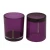 Import plastic product manufacturing for bathroom sets elegant purple 6 pcs for bathroom and hotel from China