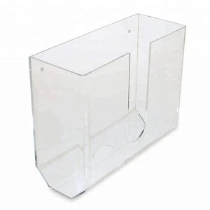 Plexiglass Dispensing Paper Towel box clear acrylic paper towel holder