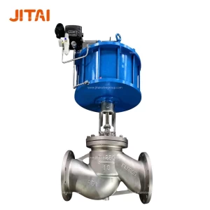 Pneumatic Operated DN250 Ss CF8 Globe Valve for Flow Control