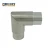 Polish stainless steel baluster handrail corner rail fitting curved adjustable flush angle 90degree elbow connector