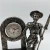 Import Polyresin Samurai Figurines Wholesale Promotional Home Decor Table Clock Desktop Clock from China