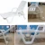 Import Pool PP adjustable beach chair, white folding beach chair from China