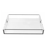 Popular acrylic serving tray, food tray