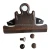 popular antique bronze round head hollow rivet metal rivet for menus board low profile clip