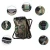 Portable Camouflage Camping Stool Fishing Backpack Chair with Cooler Insulated Picnic Bag