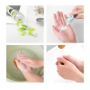 Portable Disposable Travel Mini Confetti Paper Soap Sheet Tablet Petal Soap Flakes For Hand Wash Toilet Outdoor Camping Hiking