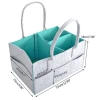 Portable Hot Selling Customized Wholesale Baby Mommy Bag Felt Baby Diaper Caddy Baby Organizer Bag