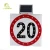 Import portable road safety warning signage Li battery reflective LED speed limit solar traffic warning sign from China