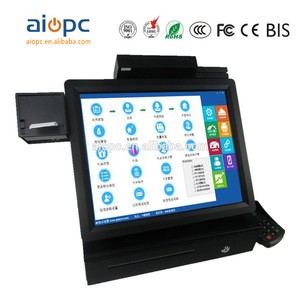 POS system all in one for supermarket restaurant cheap touch screen electronic automatic pos cash register POS machine