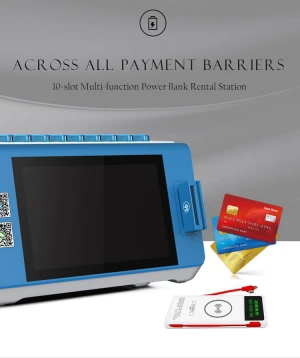 power bank 10 ports Power Bank Battery Charger sharing Power bank vending machine  support Credit card QR code