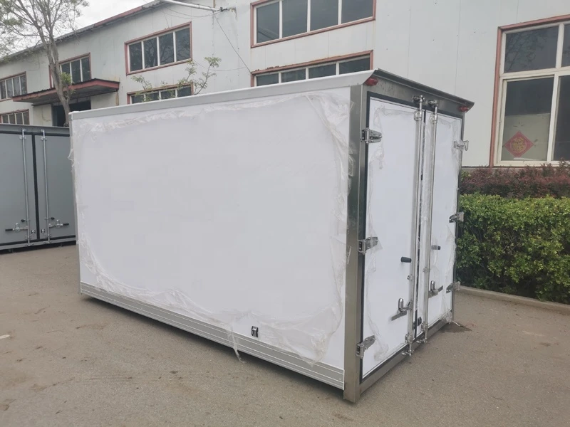 PP honeycomb plate truck body stainless steel frame CKD in light weight dry cargo truck body truck box