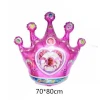 Prince princess Crown Foil Balloon for Children Birthday Party Gender Reveal Party Baby Shower 1st Anniversary Party Decorations