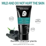 Private Label Blackhead Remover Nose Mask Charcoal Peel Off Face Mask Bamboo Black Charcoal Face Mask