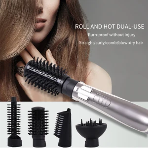 Products 2020 Hair Styling Tools Electric Blower one step Hair Dryer With Straightening Comb Professional Hot Air Brush