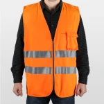 Professional Factory Sanitation Workers Construction Safety Running Reflective Vest