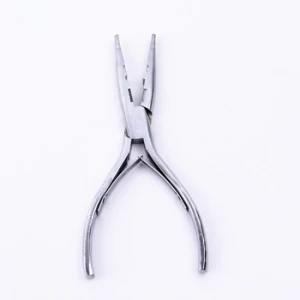 Professional Hair Extension Tools Stainless Steel Pliers With Hook