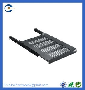 Professional manufacture 4 Sides Mounted Sliding Shelf for Network Cabinet