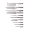 Professional mirror polish and sanding polish hollow handle Cooking Kitchen Knife Set