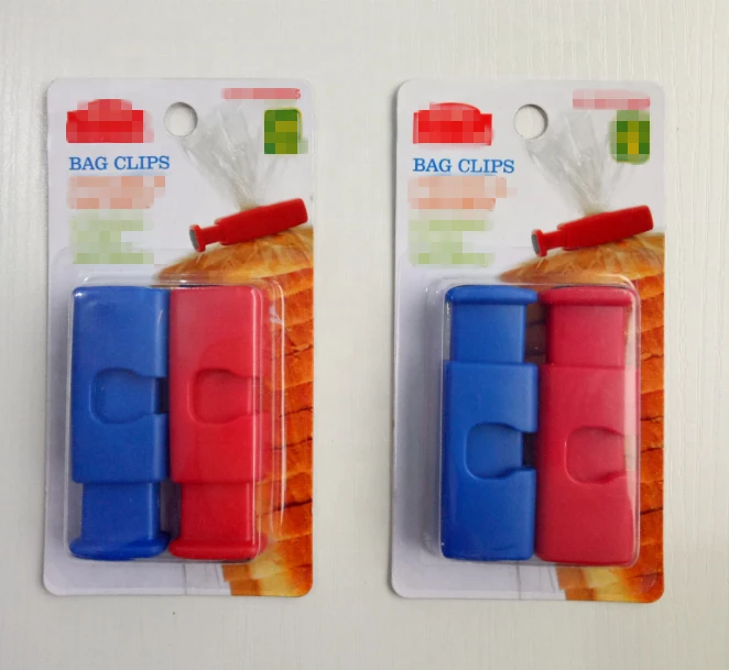 Promotional ABS plus TPR colorful eco friendly bag sealing clip