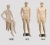 Import Promotional factory direct-sale full body standing skin color female mannequin from China
