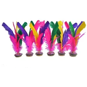 Promotional Indoor And Outdoor Funny Colorful Kick Shuttlecock