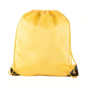 Promotional Sport Nylon Drawstring Gift Bag Customised Polyester Waterproof Drawstring Bag Kids Draw String bag