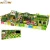 Import Public Park Used Kids Soft Playground Maze in Jungle Forest Style with Park Bench Chair and Swing from China