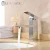 Import Pull down portable bidet spray polished surface square hand held bathroom luxury accessories set basin faucet from China