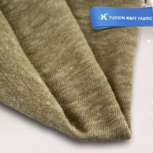 Pure Linen Knitted Nature Fabric for Shirt and Upholstery