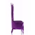 Import Purple Princess Diana Throne Chair By THRONE KINGDOM from USA