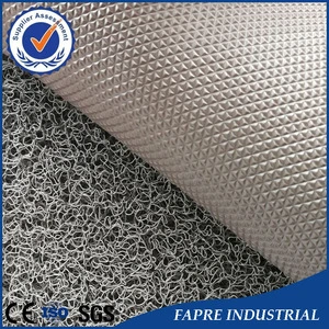 Pvc coil mat roll/spaghetti mat/doormat/waterproof outdoor carpet for decks