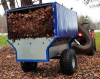 quad tow-behind trailer combined leaf vacuum blower/utv 6.5hp litter blower collector/ATV trailer mounted garden foliage cleaner