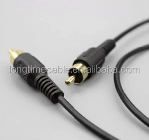 RCA coaxial cable Audio Video cable Gold Plated connector RCA stereo audio cable