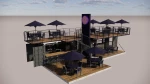 ready made luxury shipping container restaurant bar container bar