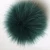 Import Real raccoon fur pom poms with snap button for beanie hat from China