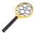 Import Rechargeable Bug Zapper Tennis Racket Kills Insects Gnats Mosquitoes and with Safe to Touch Mesh Net from China