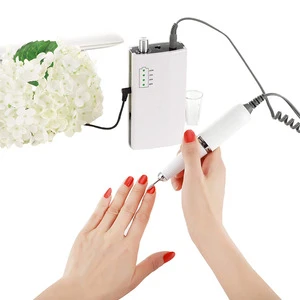 Rechargeable Portable Electric Nail Drill Machine Nail Polishing Tools Cordless Nail Drill 30000rpm Wireless