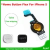 Replace repair home button in black white in Mobile phone For iphone 5g