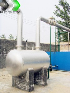 RESEM 10ton/day waste plastic pyrolysis oil distillation machine to get diesel and gasoline