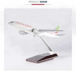 resin ABS home decoration plane 777-300 airbus model aircraft for sale