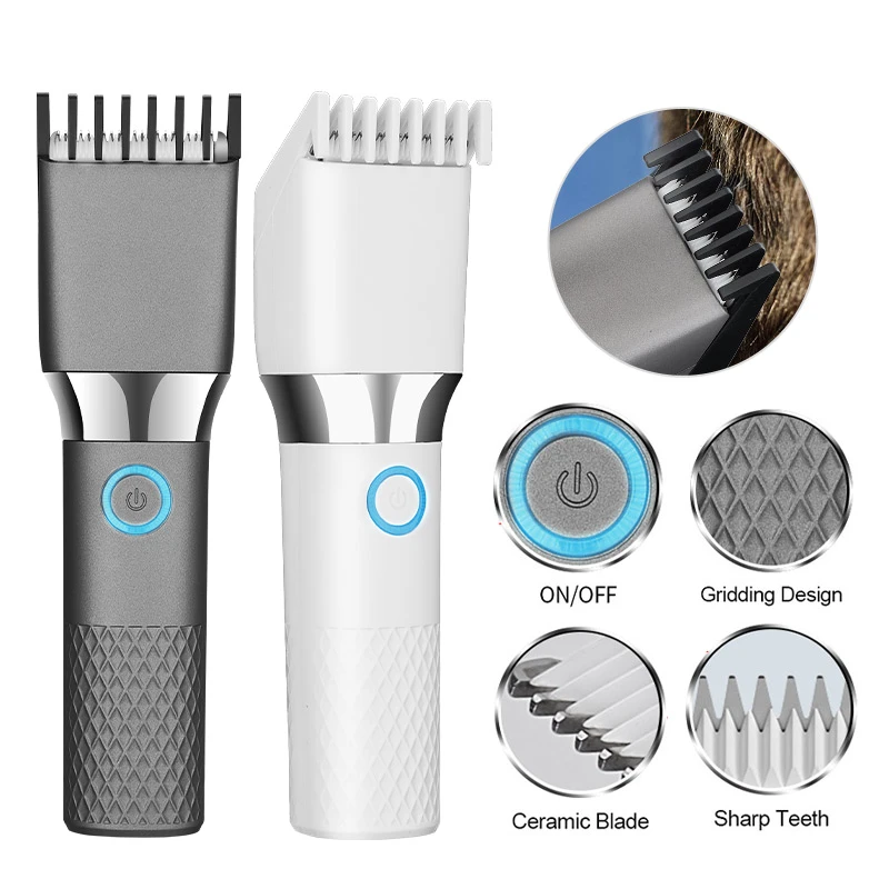 RESUXI SH-2608 Rechargeable Beard Hair Cutter Trimmer Grooming Shaver Ceramic Cutter Fast Charging Hair Trimmer Cordless