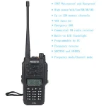 Retevis RT6 IP67 Waterproof Dual Band Walkie Talkie 5W 128CH VOX FM Cross Band vhf/uhf handheld two way radio With Earpiece