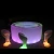 Import rgb color changing led light up beach event club round portable bar counter set illuminated outdoor furniture from China