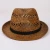 Import Roll up short brim plain pattern solid straw fedora hats from China