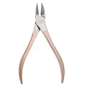 Rose Gold Custom Stainless Steel Manicure Tool Finger Toe Nail Clipper / Nail Cutter