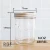 Import round clear ball wide_mouth glass Mason Jar with metal Lids for Jam, Honey,salad from China